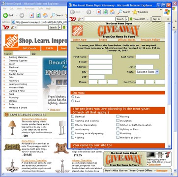 Home Depot Splash- Home Depot Splash-